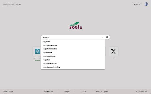 Soeia  from Chrome web store to be run with OffiDocs Chromium online