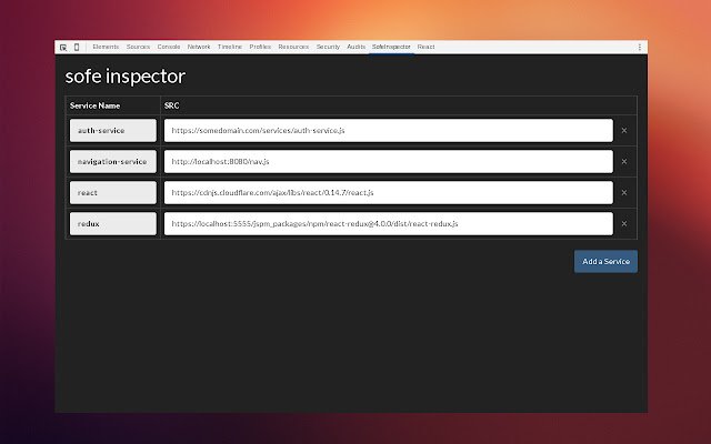 SofeInspector  from Chrome web store to be run with OffiDocs Chromium online