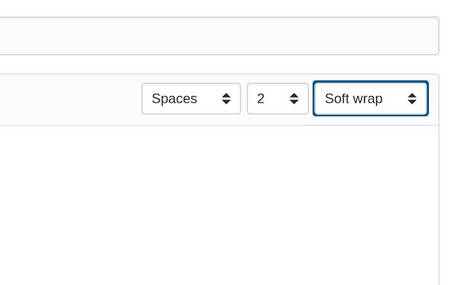 Soft Wrap GitHub Gists من متجر Chrome الإلكتروني ليتم تشغيله مع OffiDocs Chromium عبر الإنترنت
