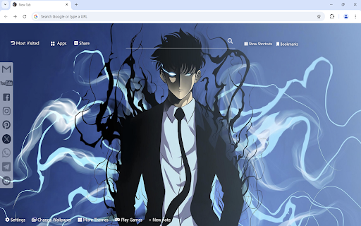Solo Leveling Wallpaper  from Chrome web store to be run with OffiDocs Chromium online