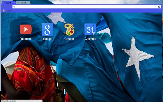 Somalisch thema uit de Chrome-webwinkel voor gebruik met OffiDocs Chromium online