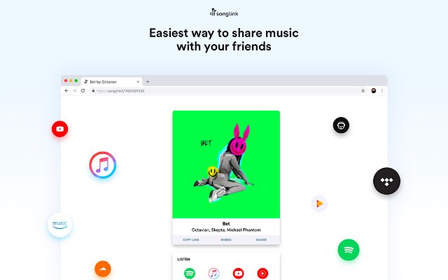 Songlink  from Chrome web store to be run with OffiDocs Chromium online Songlink  from Chrome web store to be run with OffiDocs Chromium online