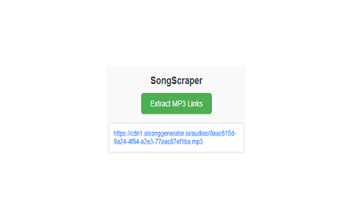 SongScraper  from Chrome web store to be run with OffiDocs Chromium online