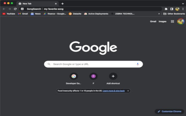 SongSearch  from Chrome web store to be run with OffiDocs Chromium online