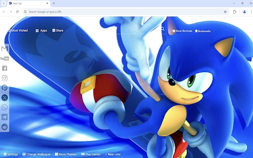Sonic The Hedgehog Wallpaper  from Chrome web store to be run with OffiDocs Chromium online