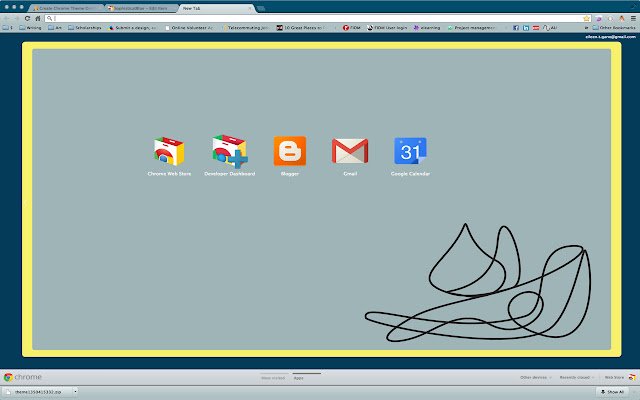SophisticatBlue  from Chrome web store to be run with OffiDocs Chromium online