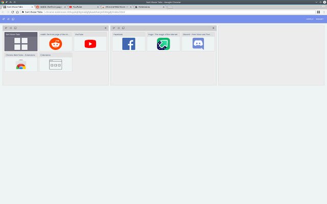 Sort those Tabs  from Chrome web store to be run with OffiDocs Chromium online
