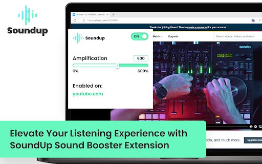 Sound Booster that Works!  from Chrome web store to be run with OffiDocs Chromium online