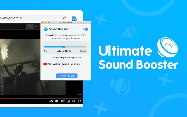 Sound Booster Ultimate  from Chrome web store to be run with OffiDocs Chromium online