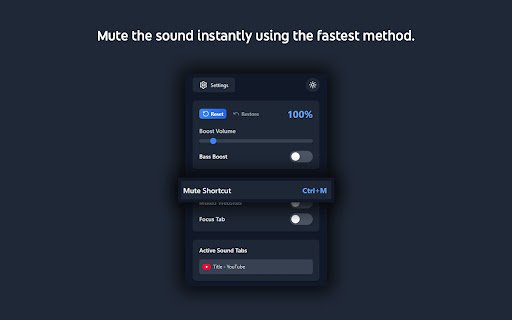 Sound Boost Hub  from Chrome web store to be run with OffiDocs Chromium online