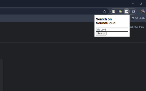 SoundCloud Search  from Chrome web store to be run with OffiDocs Chromium online