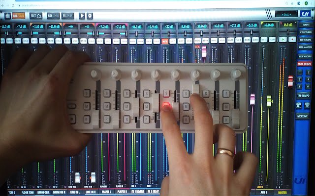 Soundcraft UI Midi Control ze sklepu internetowego Chrome do uruchomienia z OffiDocs Chromium online