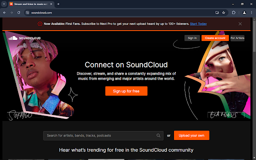 SoundDark  from Chrome web store to be run with OffiDocs Chromium online