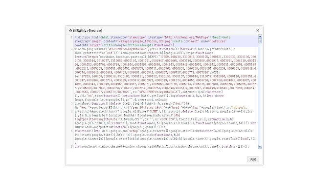 SourceViewer (zvSource) dal Chrome Web Store da eseguire con OffiDocs Chromium online
