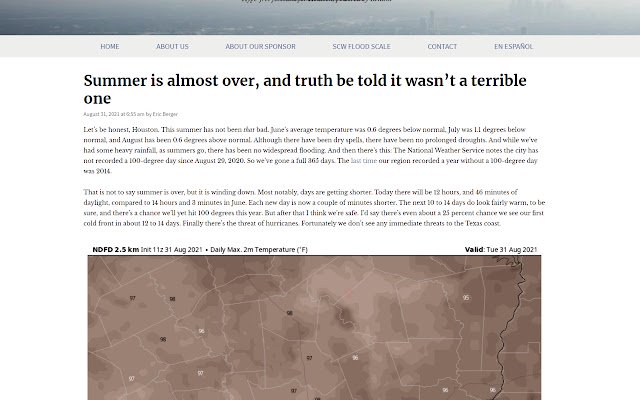 SpaceCityWeatherPlus  from Chrome web store to be run with OffiDocs Chromium online
