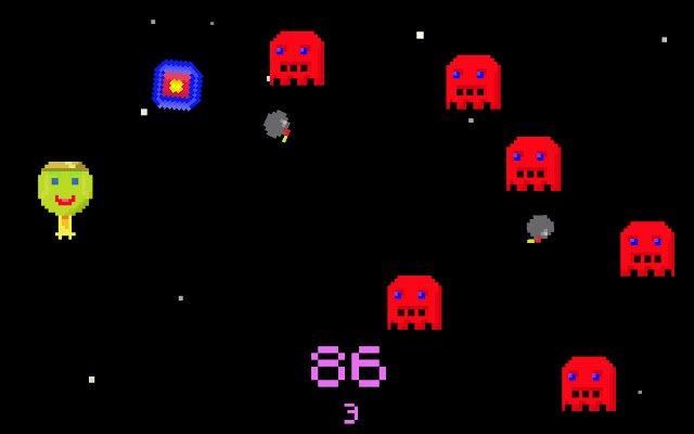 Space War Red Alert 8 bit Edition dari toko web Chrome untuk dijalankan dengan OffiDocs Chromium online