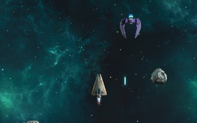Space Wars Mission din magazinul web Chrome va fi rulat cu OffiDocs Chromium online