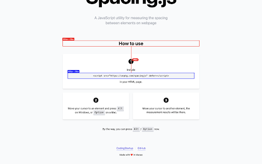 SpacingJS Updated Fork  from Chrome web store to be run with OffiDocs Chromium online