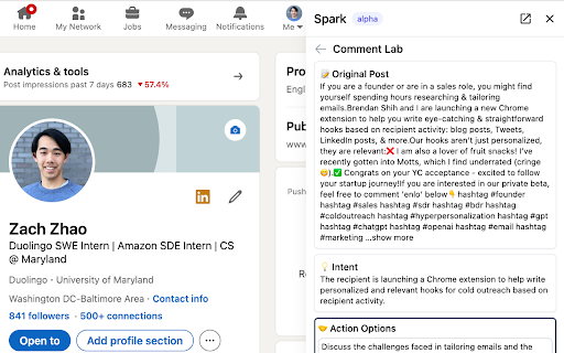 Spark Copilot  from Chrome web store to be run with OffiDocs Chromium online
