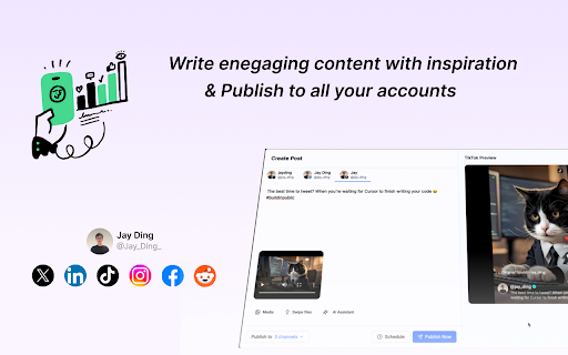 Sparkin Save and Analyze Social Media content for creators  from Chrome web store to be run with OffiDocs Chromium online