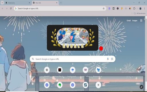 Sparkle Sky  from Chrome web store to be run with OffiDocs Chromium online