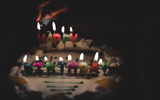 Sparkling candles  from Chrome web store to be run with OffiDocs Chromium online
