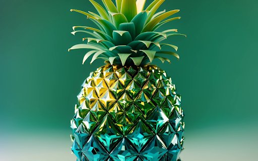 Sparkling green pineapple  from Chrome web store to be run with OffiDocs Chromium online
