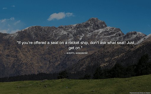 spark quotes daily  from Chrome web store to be run with OffiDocs Chromium online