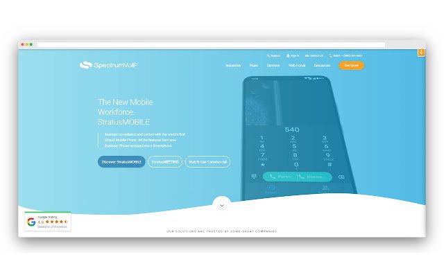 Spectrum VoIP  from Chrome web store to be run with OffiDocs Chromium online