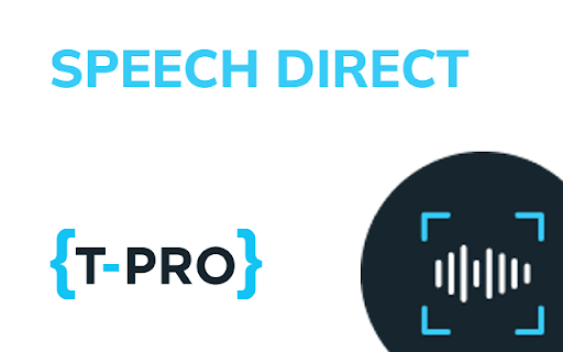 Speech Direct  from Chrome web store to be run with OffiDocs Chromium online
