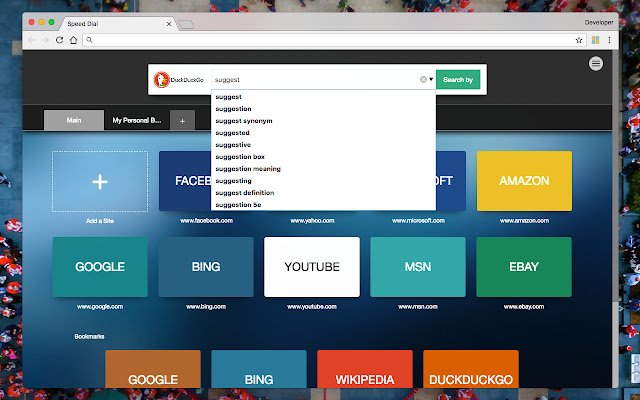 Speed Dial  from Chrome web store to be run with OffiDocs Chromium online