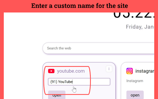 Speed Dial New Tab  from Chrome web store to be run with OffiDocs Chromium online