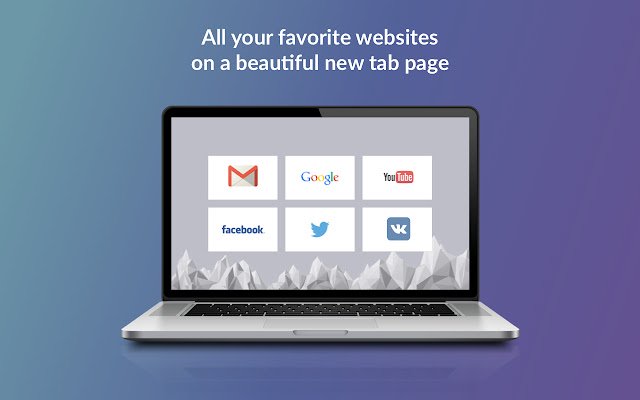 Speed ​​Dial Bagong tab mula sa Chrome web store na tatakbo sa OffiDocs Chromium online
