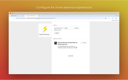 Speed Up Browsing OG  from Chrome web store to be run with OffiDocs Chromium online
