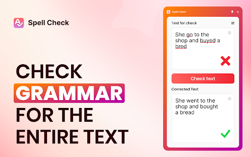 Spell Check  from Chrome web store to be run with OffiDocs Chromium online