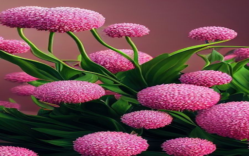 Spherical flower cluster wallpaper  from Chrome web store to be run with OffiDocs Chromium online