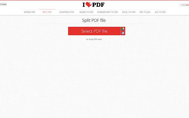 تقسيم قوات الدفاع الشعبي | ilovepdf.com من متجر Chrome الإلكتروني ليتم تشغيله مع OffiDocs Chromium عبر الإنترنت