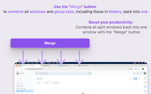 Split Screen on Mac  from Chrome web store to be run with OffiDocs Chromium online