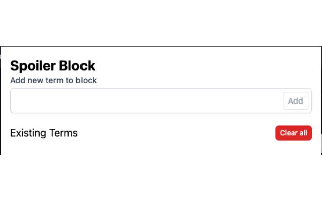 Spoiler Block từ cửa hàng Chrome trực tuyến sẽ được chạy với OffiDocs Chromium trực tuyến