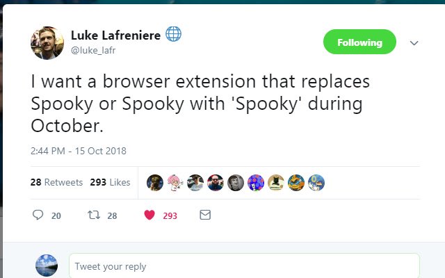 Spooktober จาก Chrome เว็บสโตร์จะทำงานด้วย OffiDocs Chromium ทางออนไลน์