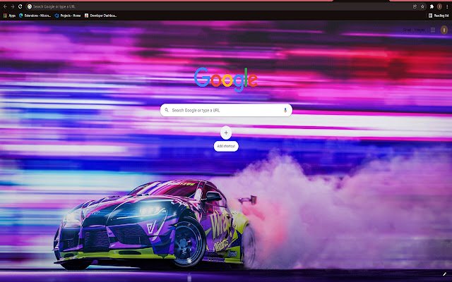 Chrome 网上商店的跑车高清壁纸主题将与 OffiDocs Chromium 在线运行