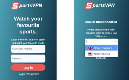 Sports VPN  from Chrome web store to be run with OffiDocs Chromium online