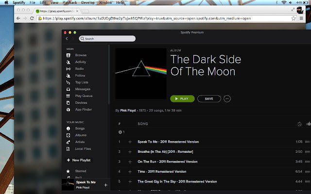 Spotify Launcher ze sklepu internetowego Chrome do uruchomienia z OffiDocs Chromium online