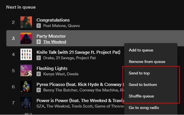 Spotify Queue+  from Chrome web store to be run with OffiDocs Chromium online