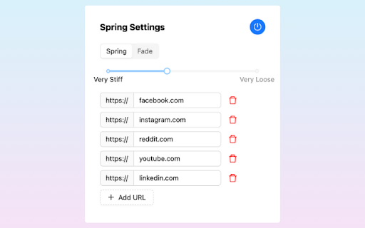Spring  from Chrome web store to be run with OffiDocs Chromium online