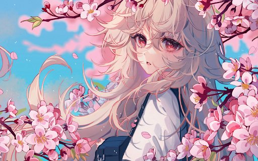 Spring Blossom Gaze  from Chrome web store to be run with OffiDocs Chromium online