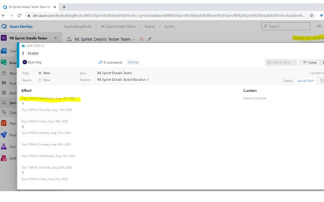 Sprint Details Aide จาก Chrome เว็บสโตร์ที่จะรันด้วย OffiDocs Chromium ทางออนไลน์