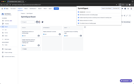 SprintSignal  from Chrome web store to be run with OffiDocs Chromium online