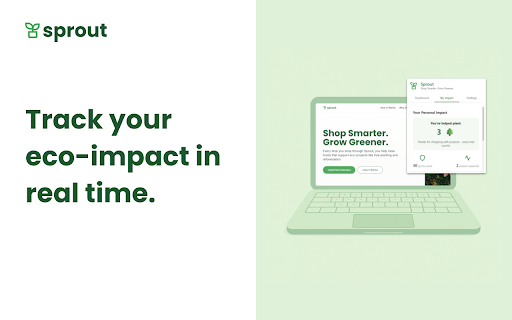 Sprout: Shop Smarter. Grow Greener.  from Chrome web store to be run with OffiDocs Chromium online