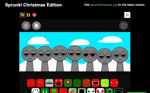 Sprunki Christmas Edition  from Chrome web store to be run with OffiDocs Chromium online